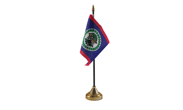 Belize Table Flags
